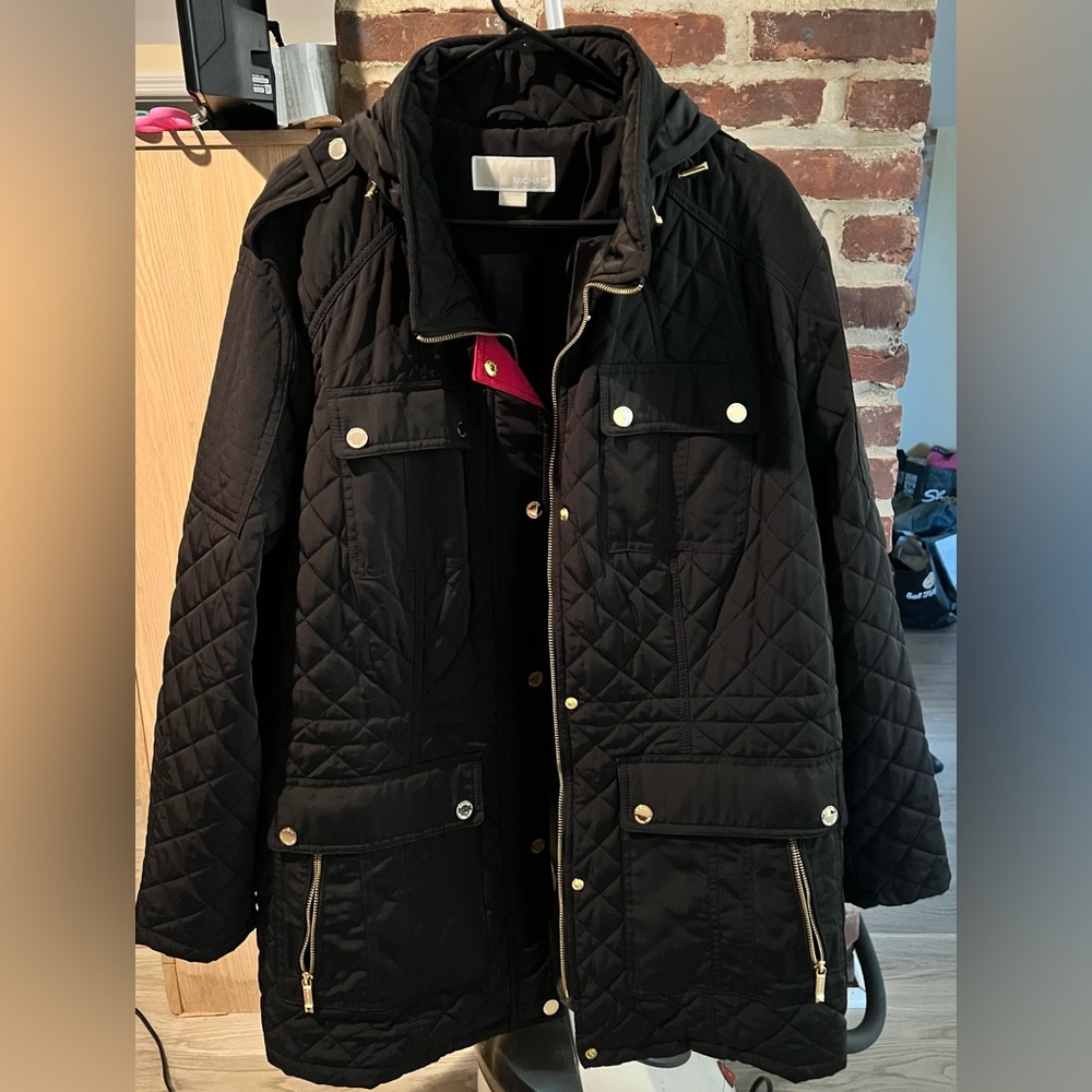 Michael Kors Black Quilted Women's Jacket